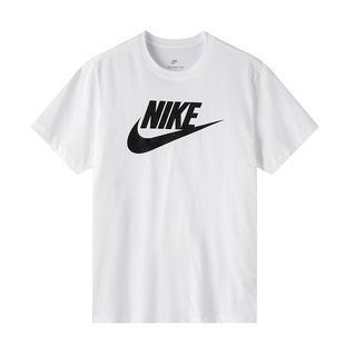 茵特丨NIKE耐克白色T恤男半袖亲肤夏透气运动训练半袖短袖AR5005