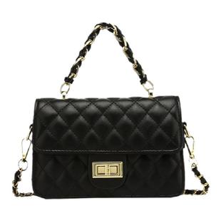 小香风菱格链条包包女2025新款时尚小方包百搭单肩斜挎包手提小包