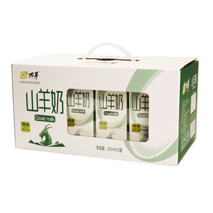 新鲜九羊羊奶砖250ml*12盒儿童老人女士学生成人营养脱膳破损包赔