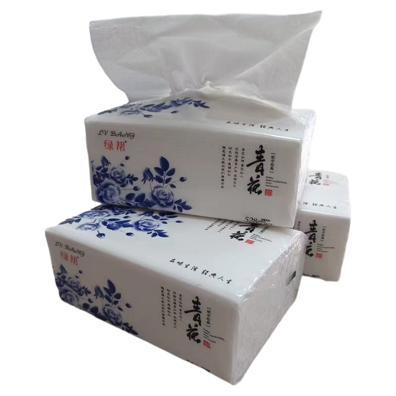 青花餐巾纸青花瓷抽纸整箱实惠装