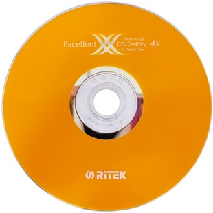 铼德可反复刻录光盘 DVD+RW 4X4.7G可擦除光盘50片可擦写刻录光盘