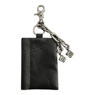 afaa便携磁吸收纳小包克罗金属钥匙扣挂件双枪色骰子设计感包挂饰