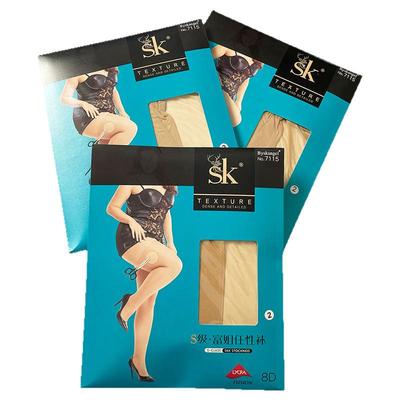 SK加肥大码美腿连裤袜防勾