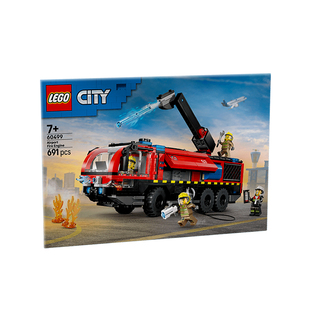【自营】LEGO城市系列60499机场消防车儿童益智积木玩具男孩礼物