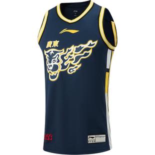 李宁25-26赛季CBA广东宏远球迷版篮球比赛服男士新款针织运动服