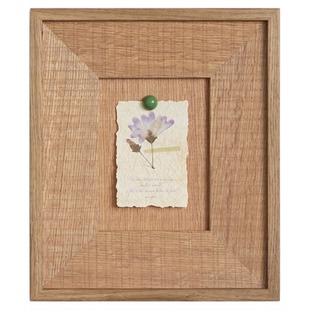 diy磁吸实木装饰画框相框照片装裱海报小卡展示版画证书挂墙定制