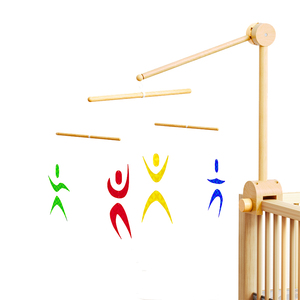 蒙氏床铃跳舞的小人床挂吊饰玩具