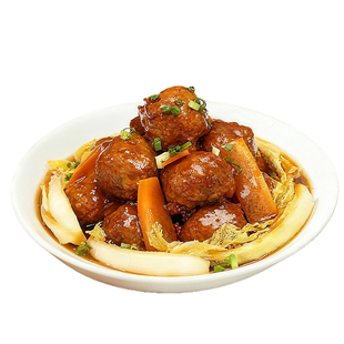 料理包红烧狮子头熟食肉丸200g外卖快餐半成品菜预制菜美食盖浇饭