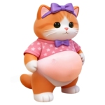 汪星胖柴狗冰箱贴捏捏玩具可爱小胖狗防磕碰3d立体家用装饰防撞贴