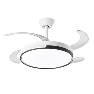 全光谱家用隐形风扇灯客厅餐厅变频吊扇灯卧室一体静音护眼吸顶灯