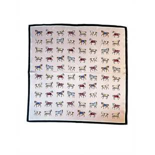 【小马列队】100%蚕丝围巾新真丝缎面丝滑高级感粉色方巾丝巾少女