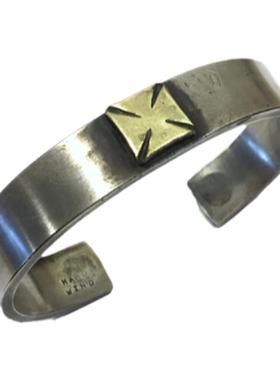 Hardwind 平打手镯/ 925纯银手镯 重30g左右