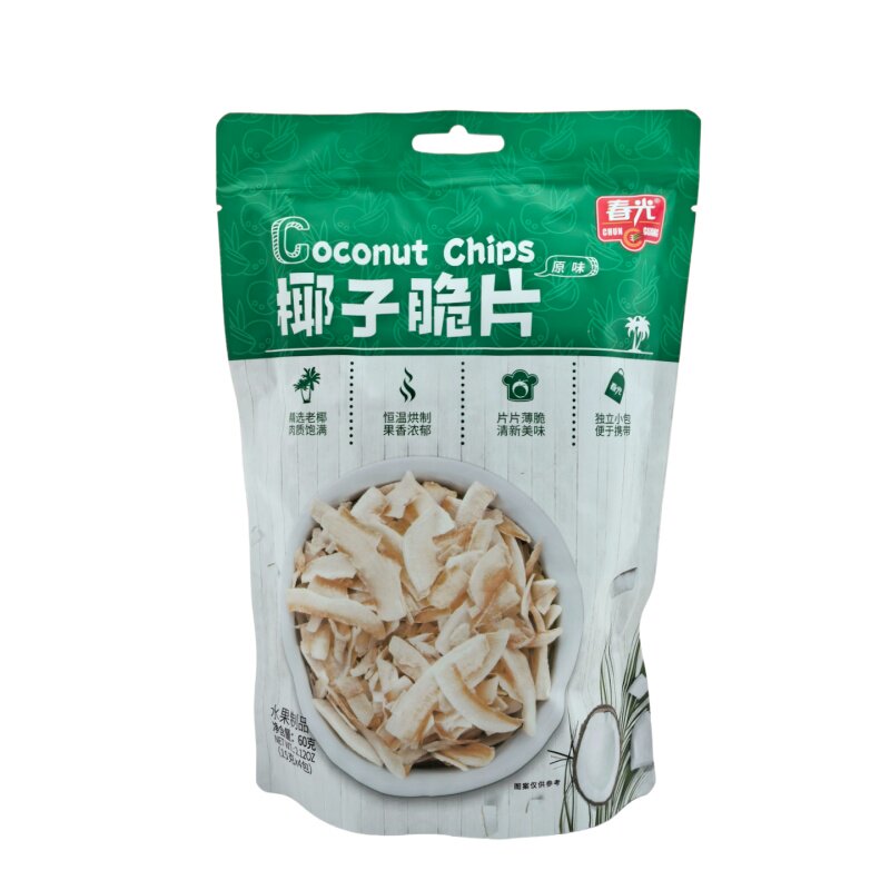 春光椰子片原味芒果味海盐椰子片