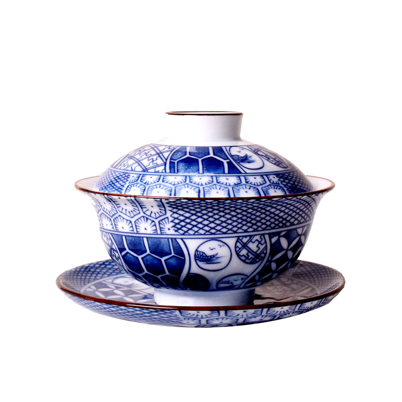 景德镇青花瓷釉下彩中号泡茶壶