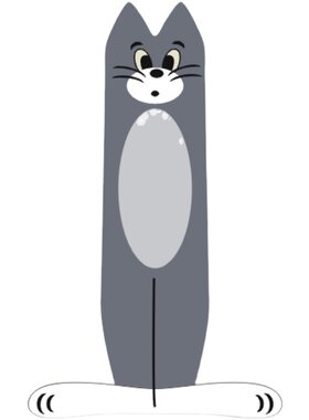 猫和老鼠趣味ins风床边防滑地垫