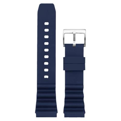 精工五号表带橡胶SEIKO5号领航绿水鬼硅胶手表带 防水防汗20 22mm