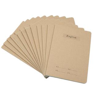 小学生作业本统一标准牛皮本32k读书笔记横线练习本语文本数学本英语本作文薄日记A5小号笔记本子缝线科目本