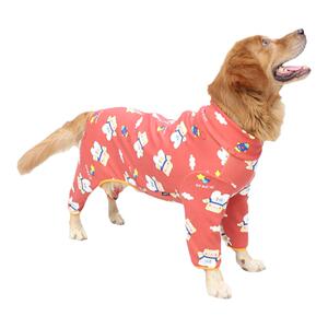 秋冬加绒中大型犬四脚衣服护肘