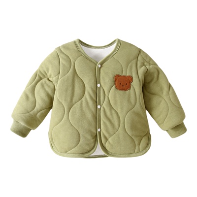 宝宝棉服冬季夹棉外套2025新款