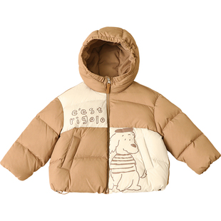 宝宝羽绒服短款加厚冬季新款1-3-6-8岁男童羽绒服中小童外套