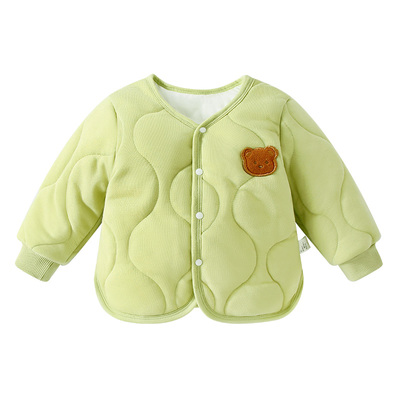 婴儿棉袄宝宝棉服男童夹棉