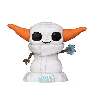 Funko丰高POP星球大战曼达洛人雪人尤达宝宝手办潮玩摆件新年玩具