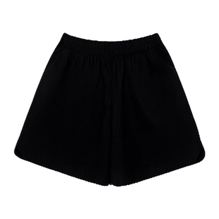 大码胖mm高腰显瘦短裙A字裙女夏薄款花苞灯笼短裤裙裤短款半身裙