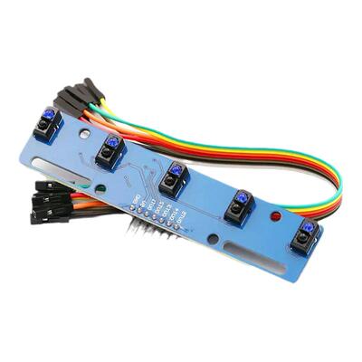 五路循迹模块红外寻迹传感器