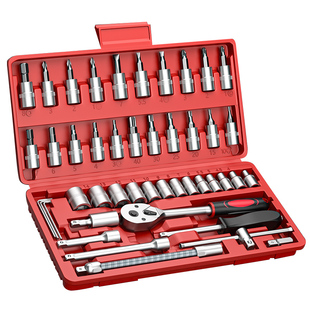 汽修工具套装汽车维修多功能套筒棘轮扳手工具箱修车汽保工具大全