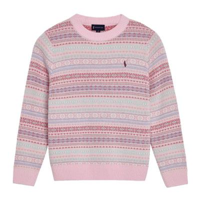 POLOWALK秋季女童线衫圆领