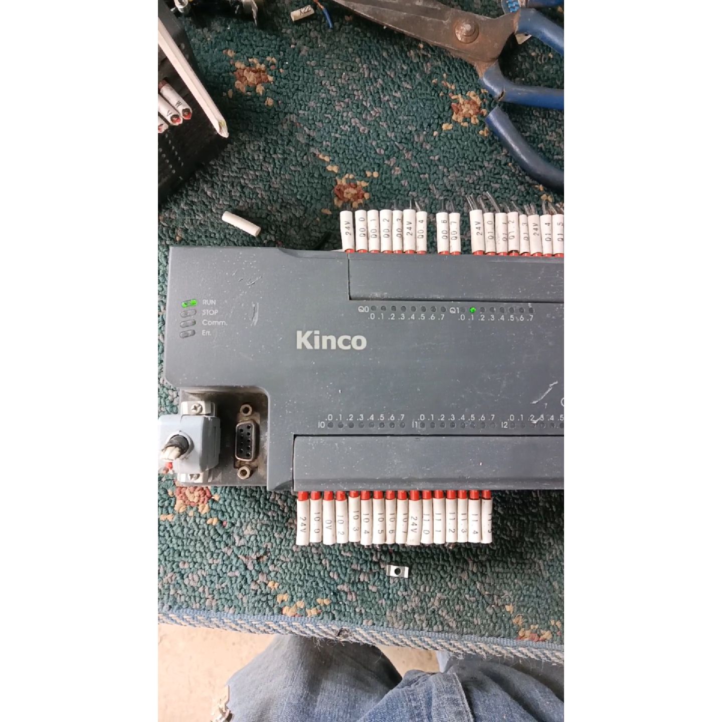 议价Kinco步科PLC，K508-40AR，拆机，成色还可以，