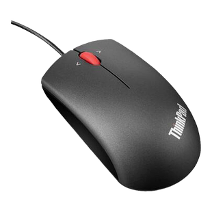 联想ThinkPad有线鼠标蓝光磨砂光电家用商务办公原装正品0B47151