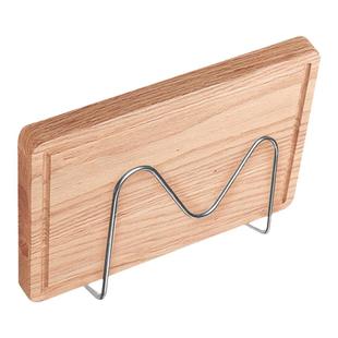 免打孔强力菜板置物架砧板切菜收纳架无痕壁挂不锈钢厨房沥水架