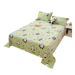 珊瑚牛奶绒床单单件冬季加绒加厚保暖法兰绒被单床垫单枕套三件套