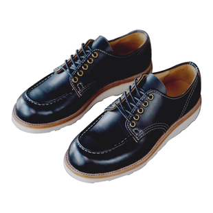 岩屋手造美国霍尔文HORWEEN牛皮美式复古工装靴男鞋狩猎靴低帮V底