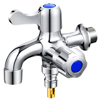 洗衣机水龙头一分二接头一进二出三通家用多功能加长双头双出水