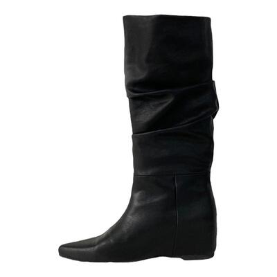 CHILIGIRL韩国内增高尖头高筒靴