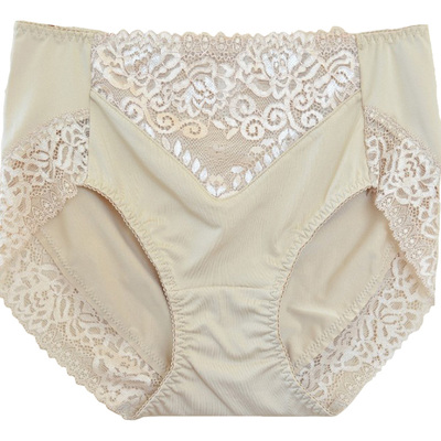 包邮高腰牛奶丝包臀胖mm内裤无痕