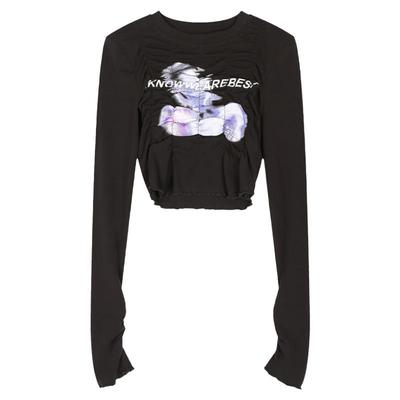 鲸鱼和玖长袖T恤女打底衫可外穿