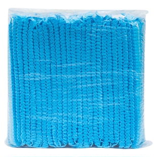 200只一次性食品帽子无纺布餐饮工作专用头套女款防掉发油烟网帽