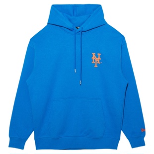 New Era纽亦华MLB春秋男女款NY潮流毛圈里休闲运动套头连帽卫衣