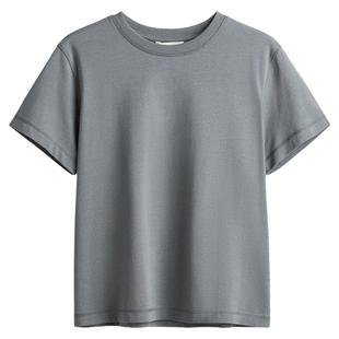 HM冬季女装大廓形棉质T恤1290372