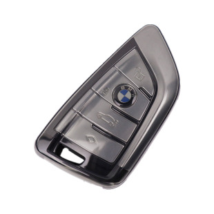 专用于宝马5系钥匙套 刀锋530li车525li用品2018-2023款 超薄透明