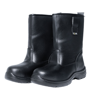 工地防水劳保鞋中石油工靴防砸防滑耐磨油田劳保靴男款电焊工作鞋
