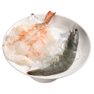 敲虾青岛大虾涮火锅虾滑新鲜美味营养鲜冻大虾仁传统美食海鲜制品
