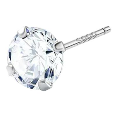 S999纯银轻奢养耳洞防过敏耳钉男