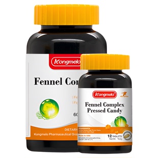 康每乐小茴香进口排便片膳食纤维片清肠片促进肠胃排宿便润通肠秘