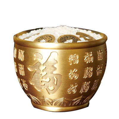 黄铜米缸聚财百福缸聚宝盆