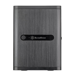 SliverStone银昕NAS存储ITX机箱CS240支持4个2.5寸U2 NVMe热插拔
