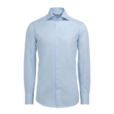 Suitsupply浅蓝色埃及棉衬衫